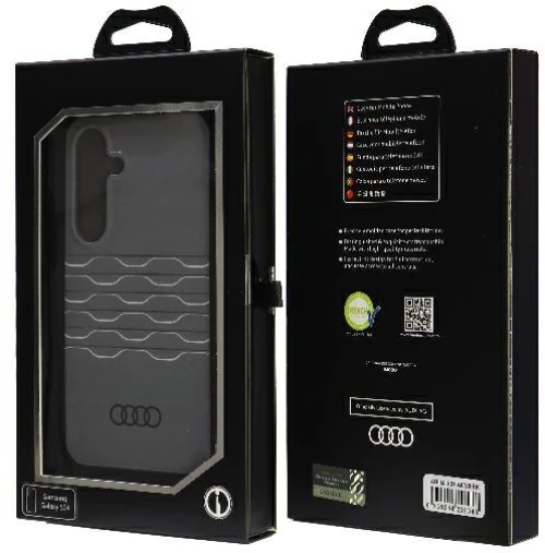 Audi IML Geometric Pattern Case S24 S921 black/black hardcase AU-IMLS24-A6/D3-BK