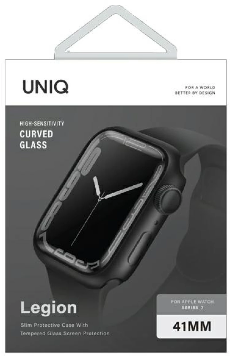 Uniq Legion case for Apple Watch Series 7/8/ /9 41mm black/black