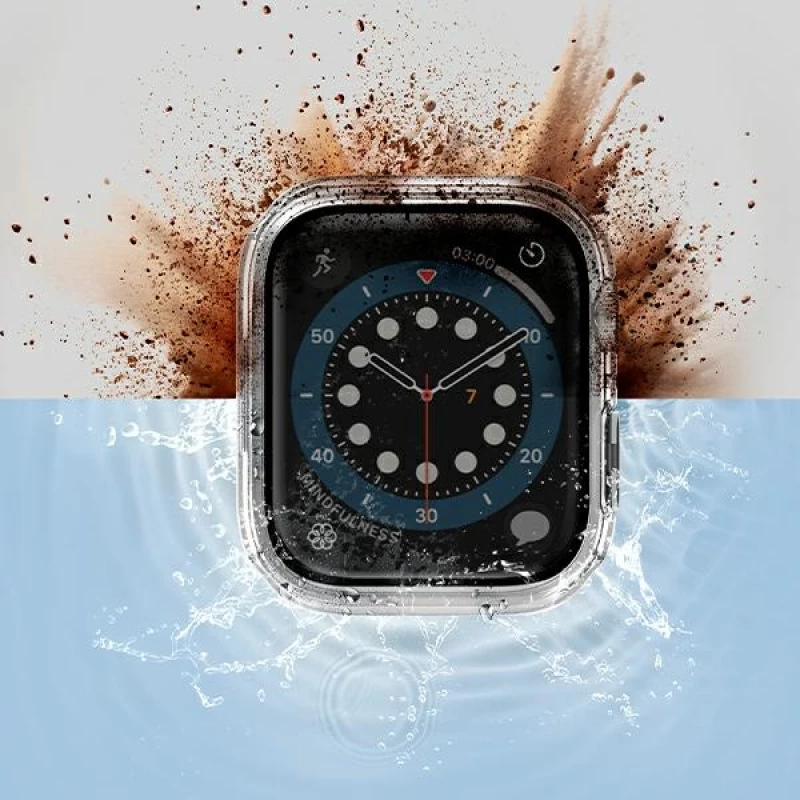 Uniq case Nautic Apple Watch Series 7/8/9 45mm transparent/dave clear