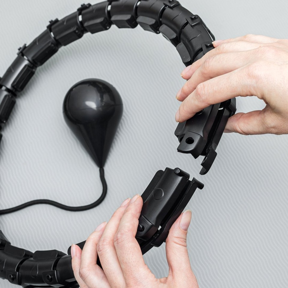 Scandinavian Collection - Smart Hula hoop ring Black / Sport and Outdoor