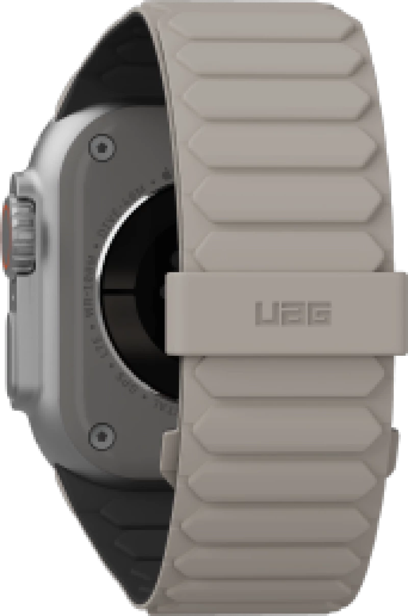 UAG Pathfinder Silicone Double-Sided Magnetic Strap for Apple Watch 42 / 44 / 45 / 46 / 49mm - Black-Gray
