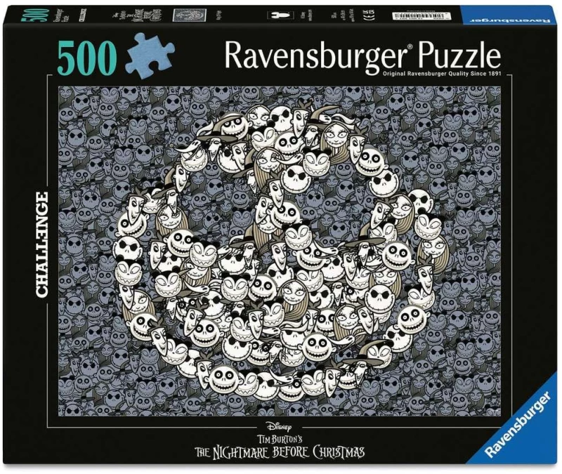 The Nightmare Before Christmas Challenge Jigsaw Puzzle King of Fright (500 pieces)