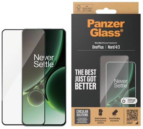 PanzerGlass - Screen Protector - OnePlus Nord 4. 3 - Ultra-Wide Fit / Electronics