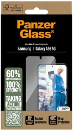 PanzerGlass Ultra-Wide Fit Tempered Glass for Samsung Galaxy A56 5G