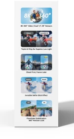 Insta360 X5 Essentials Camera Bundle