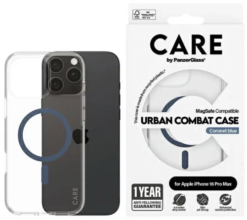 CARE by PanzerGlass Flagship Case iPhone 16 Pro Max 6.9" blue/blue MagSafe 1368
