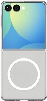 Spigen AirSkin Mag MagSafe Case for Samsung Galaxy Z Flip 7 - Clear and White