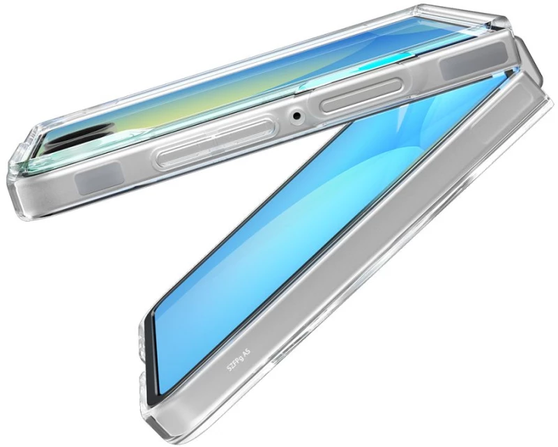 Spigen AirSkin Mag MagSafe Case for Samsung Galaxy Z Flip 7 - Clear and White