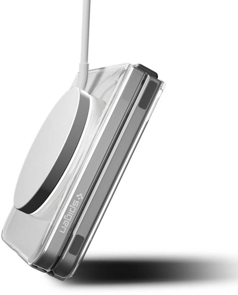 Spigen AirSkin Mag MagSafe Case for Samsung Galaxy Z Flip 7 - Clear and White