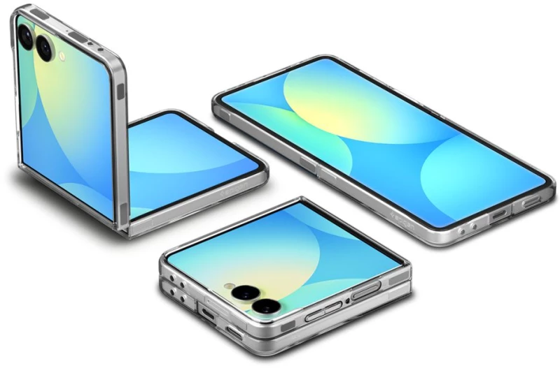 Spigen AirSkin Mag MagSafe Case for Samsung Galaxy Z Flip 7 - Clear and White