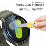 Tech-Protect Glass Fit+ 2-pack tempered glass for Samsung Galaxy Watch 8 44 mm - transparent