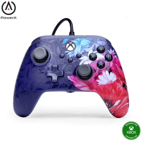 PowerA - Advantage Plus Wired Controller - Xbox Series X - S - Night Blossom / Xbox Series X