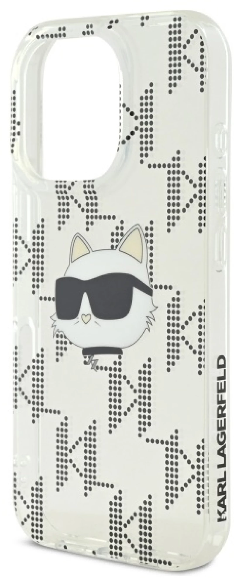 Karl Lagerfeld IML Choupette Head Electroplated iPhone 16 Pro Case - Clear