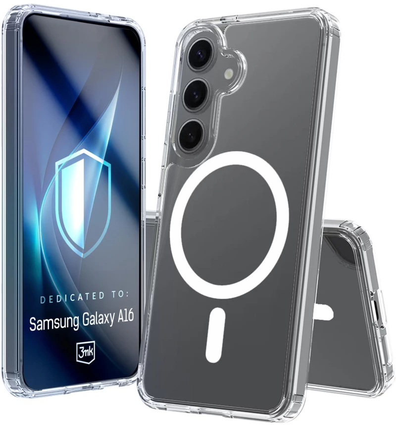 3mk Armor MagCase for Samsung Galaxy A16 4G / 5G - Transparent