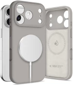 Tech-Protect Silicone MagSafe Case for iPhone 17 Pro Max - Gray