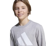 Παιδικό Σετ Φόρμας Adidas Fleece Jogger Γκρι / Λευκό  Γκρι Λευκό