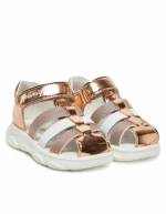 PRIMIGI SANDAL GIRL 7872011  GOLD/PINK GLITTER/PLATINA