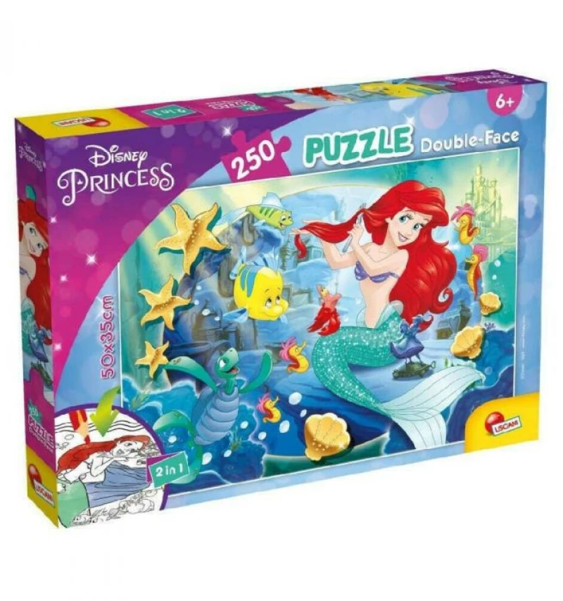 Lisciani Παιδικό Puzzle Double Face Disney Princess 250τεμ