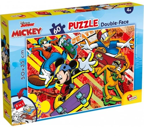 Lisciani Παιδικό Puzzle Double Face Disney Mickey 60τεμ