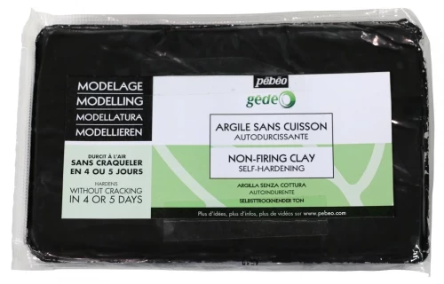 Πηλός αυτοξηρούμενος PEBEO 1.5kg μαύρος