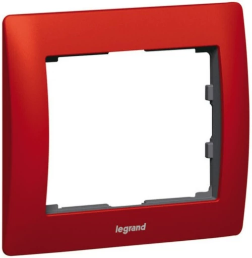 Πλαίσιο Legrand Galea Life 1 Θέσης Κάθετης Τοποθέτησης Κόκκινο 771901