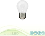Λαμπτήρας Led E27 G45 6W Filament Frozen- Cool Day Light (6000-6500K)