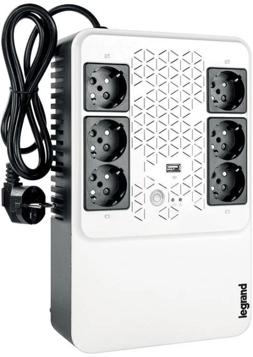 Legrand 000000000000310081 Keor Multiplug UPS Line-Interactive 600VA 360W με 6 Schuko Πρίζες