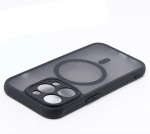 Hybrid Θήκη Σιλικόνης Με Magsafe & Metal Camera Lens Protection iPhone 16 Pro Μαύρη