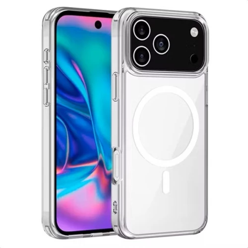 Θήκη Προστασίας Σιλικόνης Clear Case Με MagSafe iPhone 17 Pro Max
