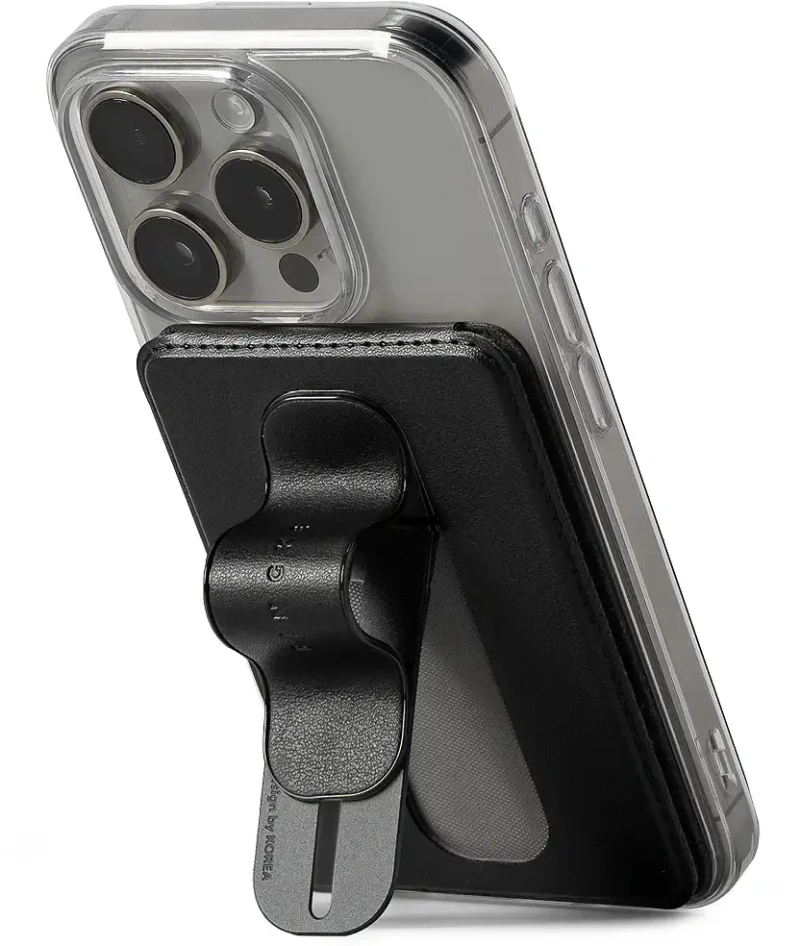 Ringke Μαγνητικό Πορτοφόλι για Κάρτες – Stand MagSafe Black