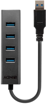 Lindy LY-43324 USB 3.2 Hub 4 Θυρών με σύνδεση USB-A