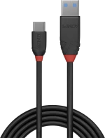 Lindy Lindy USB 3.2 Cable USB-C male - USB-A Μαύρο 1m USB 3.2 Cable USB-C male - USB-A Μαύρο 1m