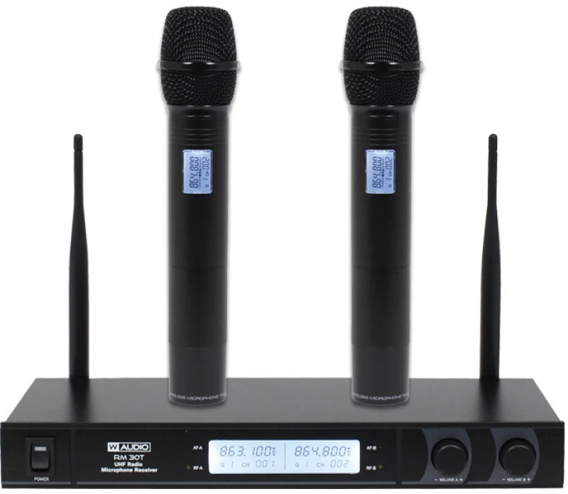 W-Audio MIC-66 - Ασύρματο Σετ Μικροφώνων Χειρός 863.1Mhz/864.8Mhz