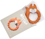 Natruba Μασητικό Fox Orange | Φυσικό Καουτσούκ, Χειροποίητο, Από 0+ Μηνών