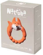 Natruba Μασητικό Fox Orange | Φυσικό Καουτσούκ, Χειροποίητο, Από 0+ Μηνών