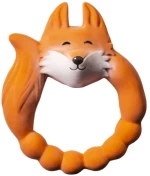 Natruba Μασητικό Fox Orange | Φυσικό Καουτσούκ, Χειροποίητο, Από 0+ Μηνών