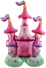 Μπαλόνι Foil Βάση Princess Castle Κάστρο Πριγκήπισσας 65x90εκ