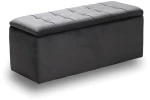 LIDO ΣΚΑΜΠΟ VELVET GREY ΜΕ ΑΠΟΘ. ΧΩΡΟ 101X41X42εκ.