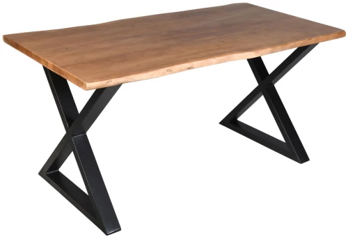 MINGLE ΤΡΑΠΕΖΙ ΚΑΡΥΔΙ ΜΑΥΡΟ 160x80x76