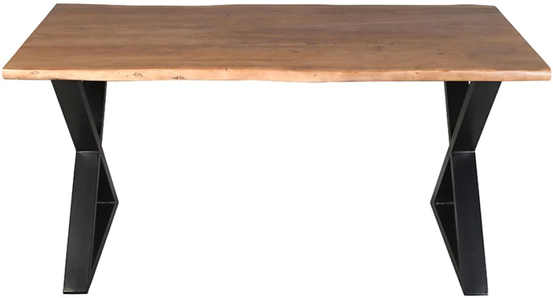 MINGLE ΤΡΑΠΕΖΙ ΚΑΡΥΔΙ ΜΑΥΡΟ 160x80x76