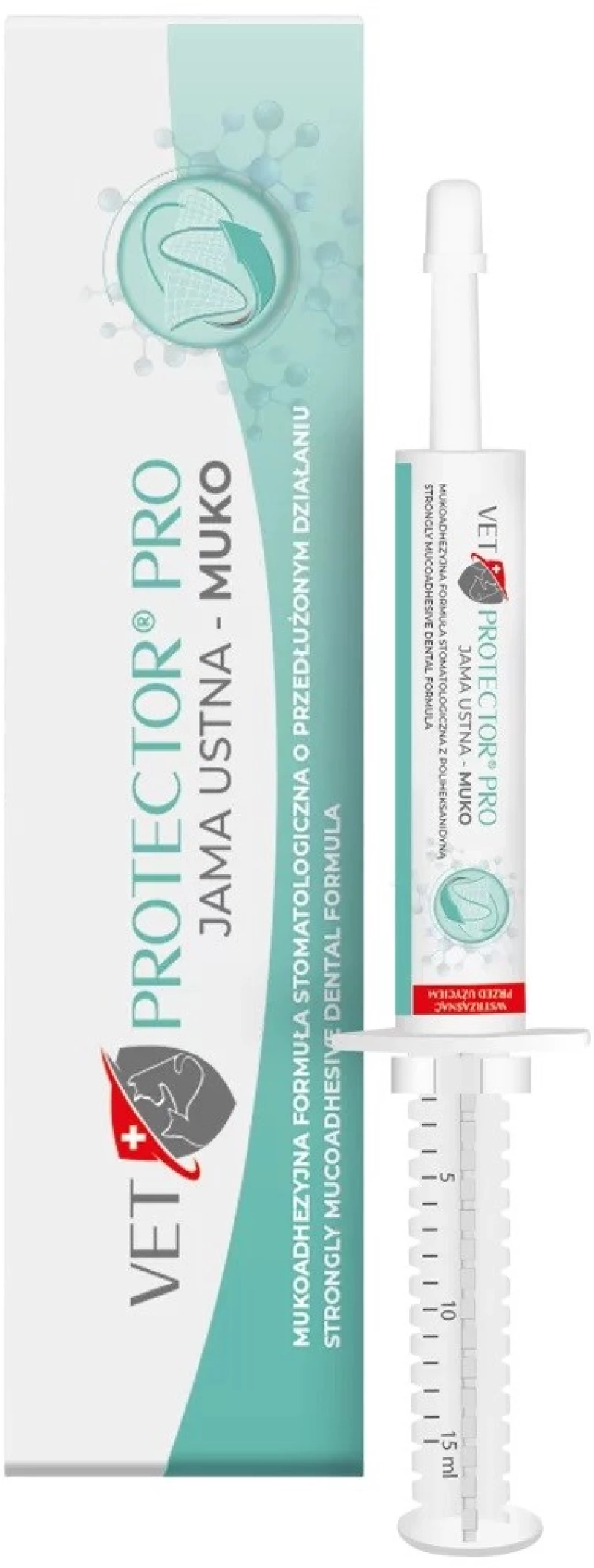 JM SANTE Vet Protector Pro Muko - protective dental gel for dogs and cats 15 ml
