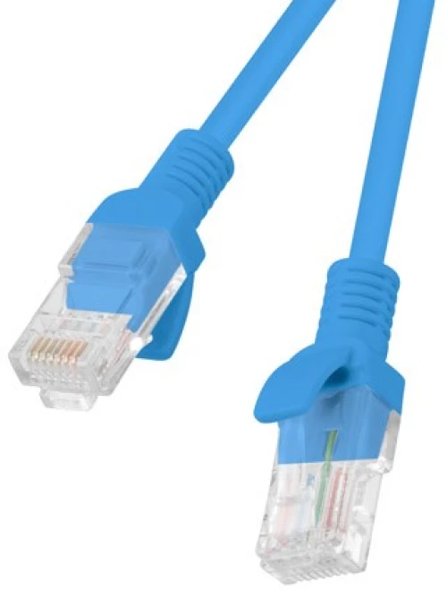 Lanberg PCU6-10CC-0200-B networking cable 2 m Cat5e U/UTP (UTP) Blue