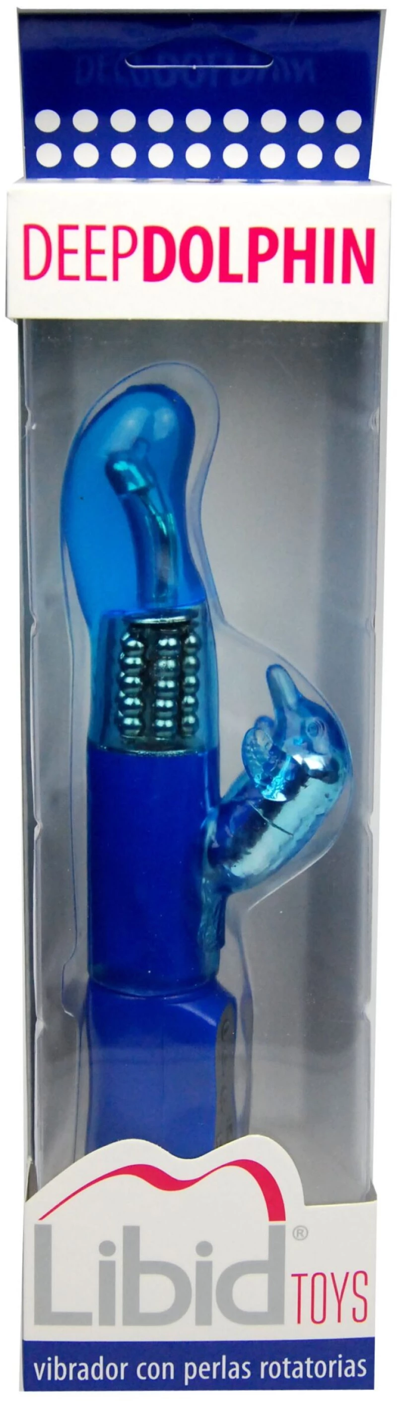 LIBID TOYS DEEP DOLPHIN VIBRATOR BLUE