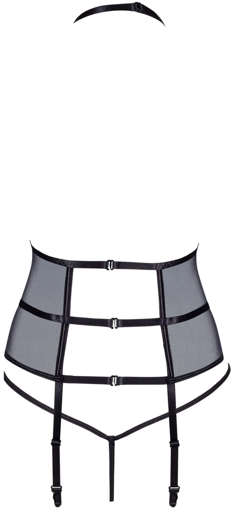 BEAUTY NIGHT FASHION CORSET AND THONG ESTERA BLACK
