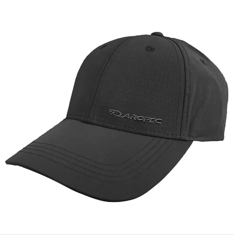 Καπέλο Jockey από αντηλιακό ύφασμα Μαύρο - Aropec CAP-FD01-BK