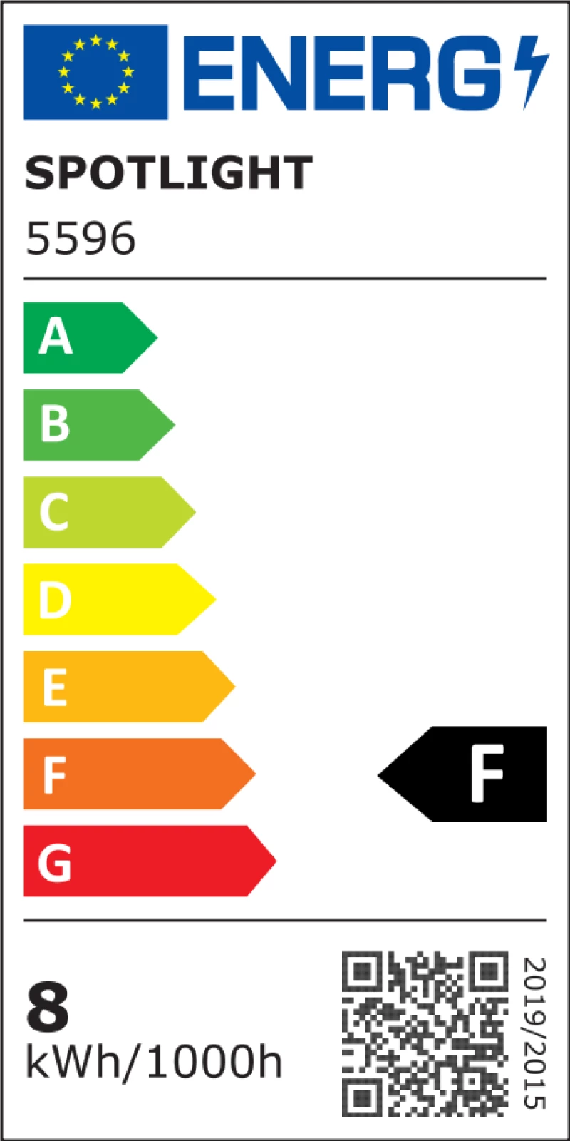 ΛΑΜΠΤΗΡAΣ LED E14 8W 6000K 5596