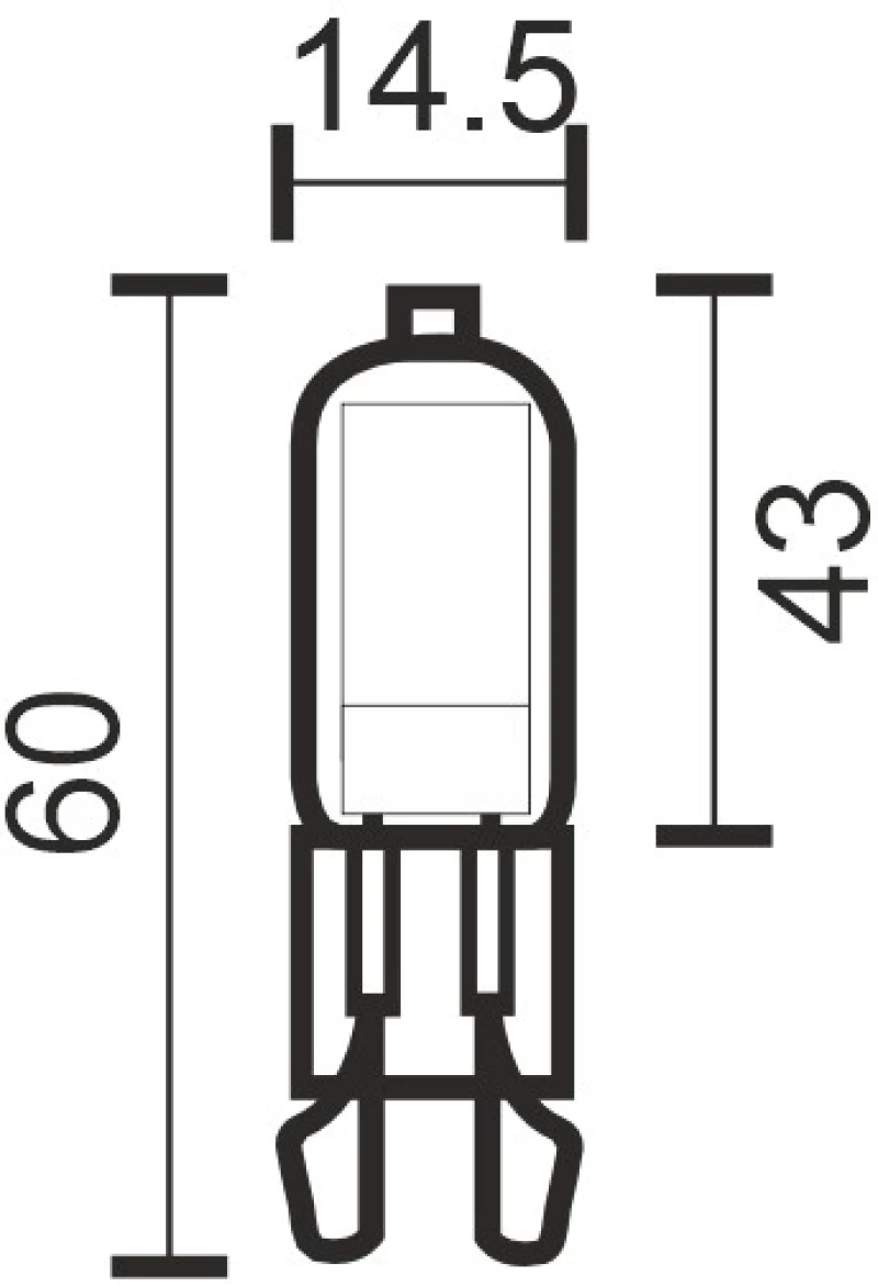 G9 COB 3W 4000K 6715