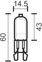 G9 COB 3W 4000K 6715
