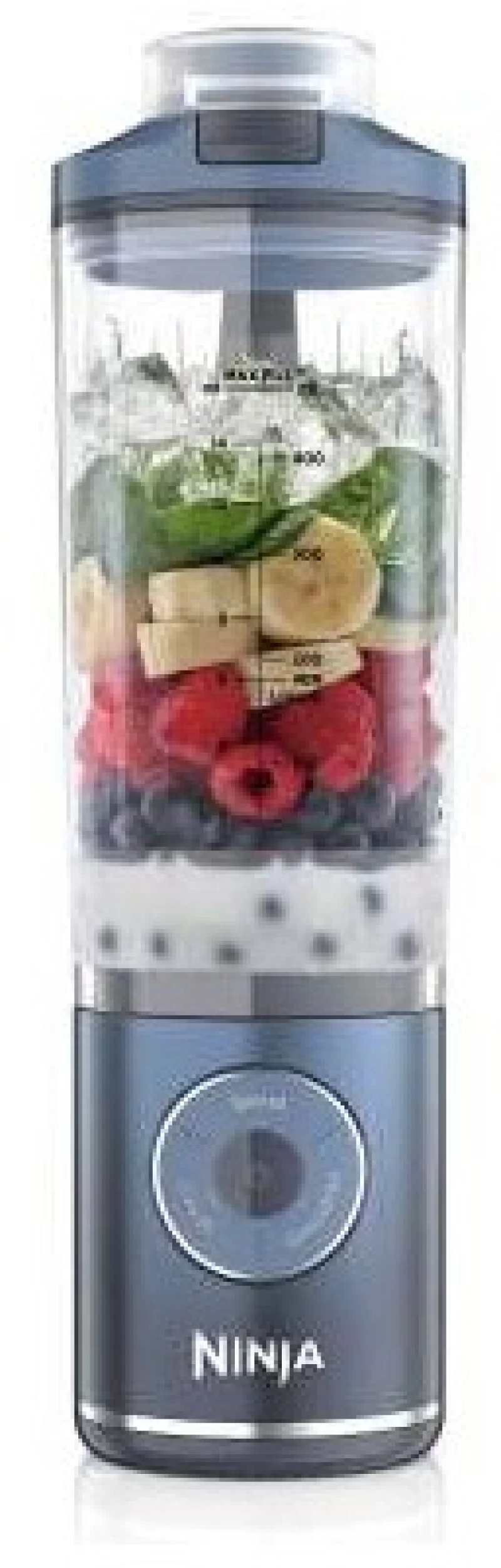 Ninja BC251EUNV blender 0.57 L Portable blender Blue, Transparent