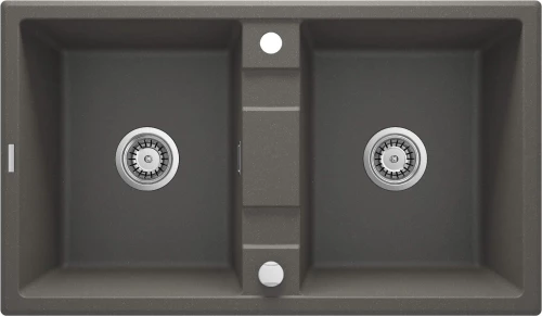 2-bowl granite sink